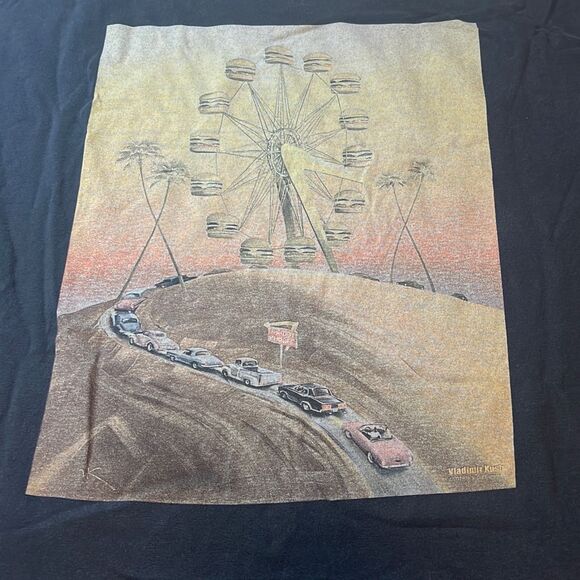 In N Out Burger 70th Anniversary Shirt Mens XXL ‎ Graphic Promo Tee Black - Picture 7 of 7